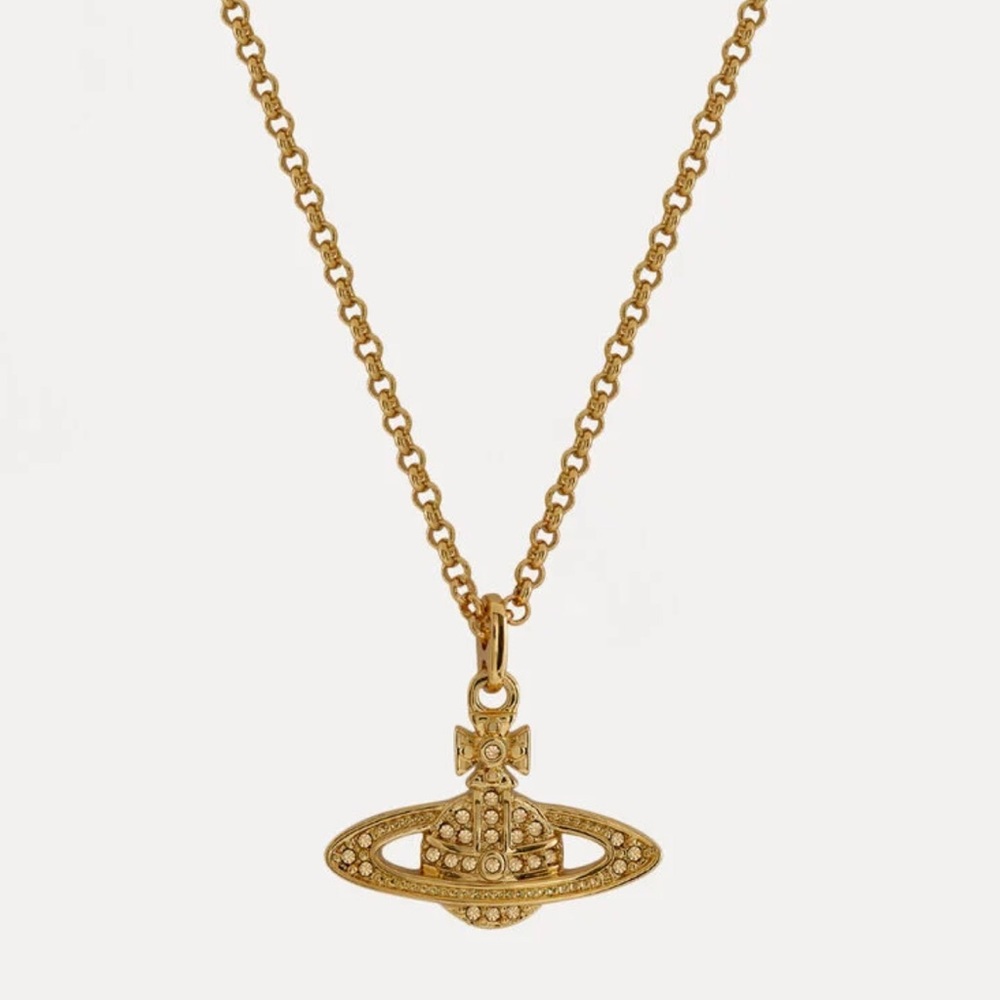 Vivienne Westwood mini bas relief pendant necklace